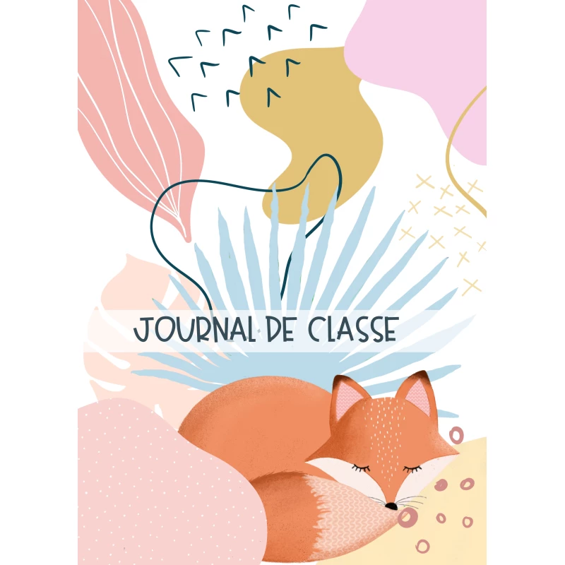 Journal de classe tropical pour enseignants