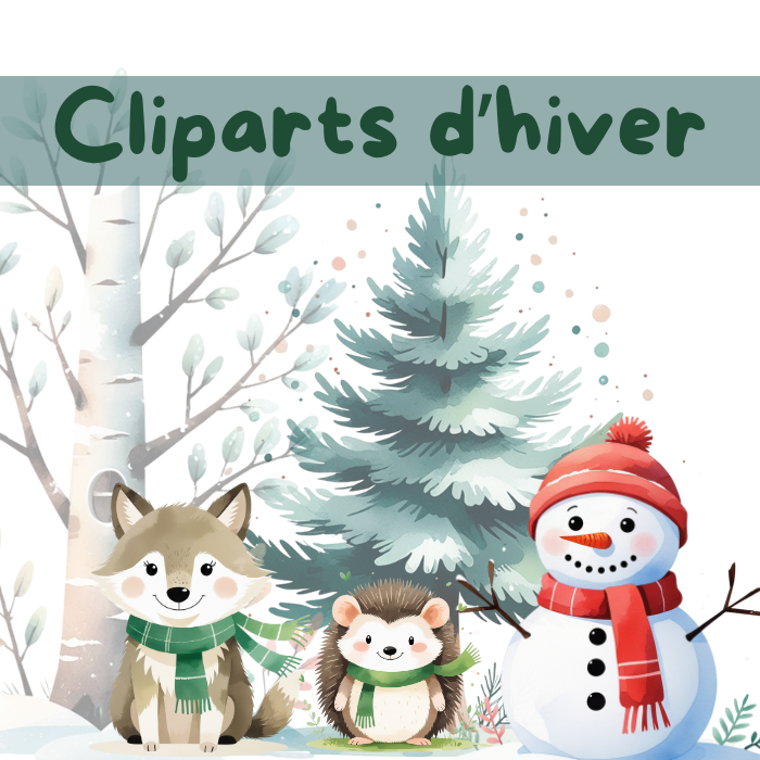 cliparts d'hiver